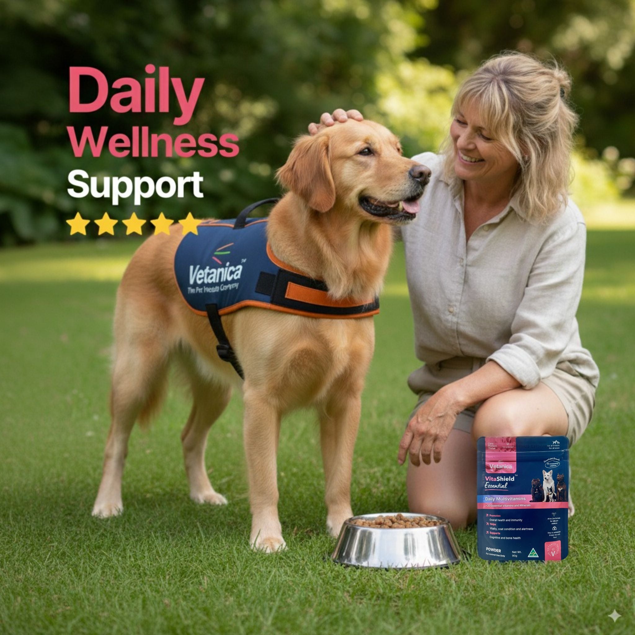 VitaShield™ Essential - Daily Multivitamin Supplement for Dogs