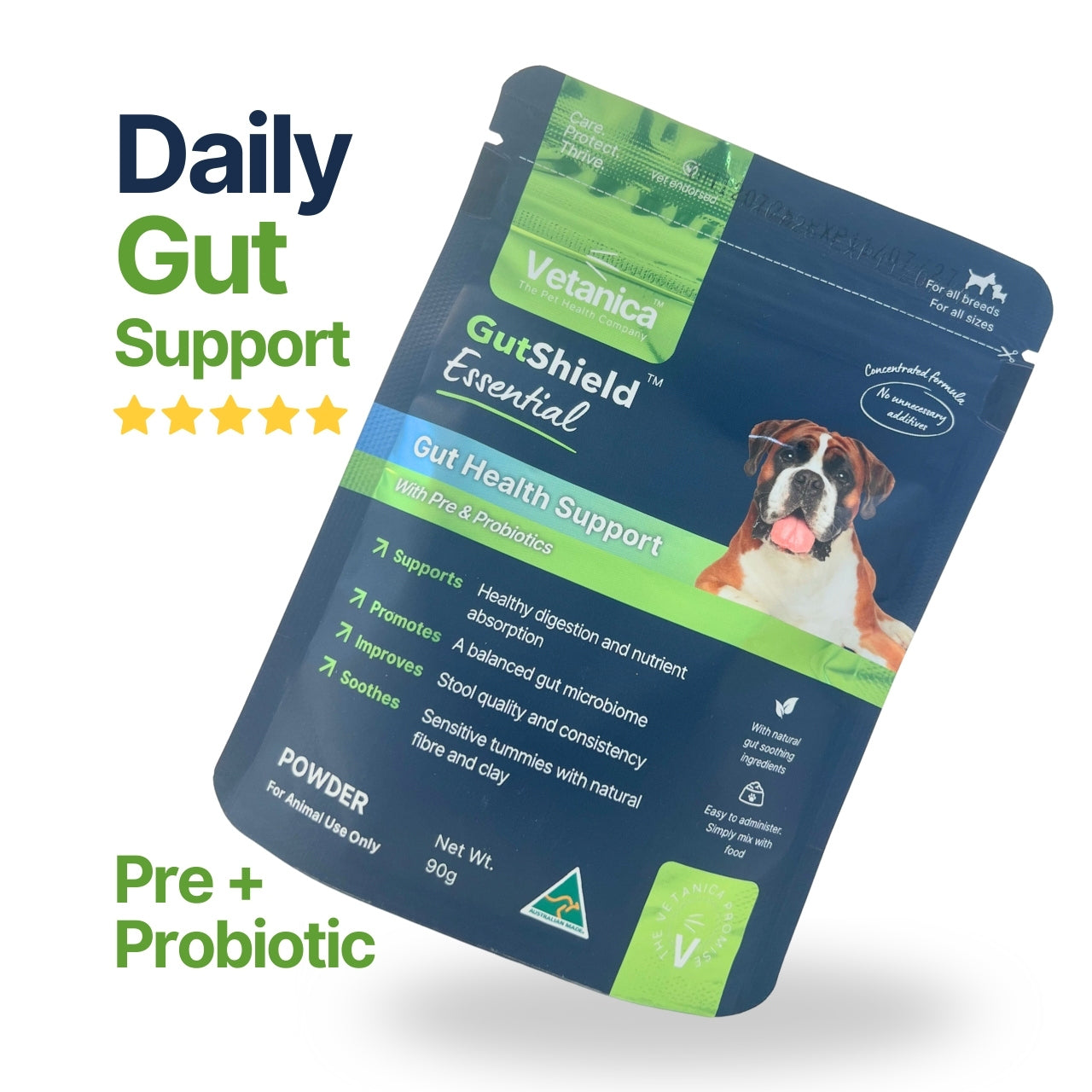 GutShield ™ Essential - Probiotic Gut Health Supplement for Dogs