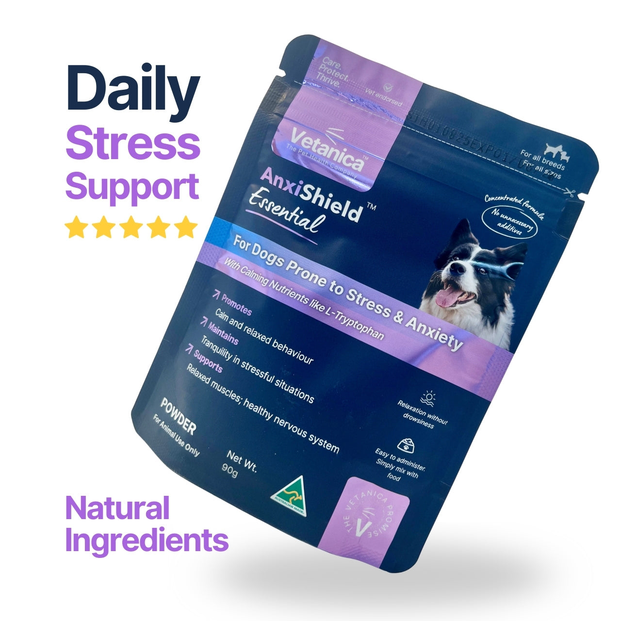 Load video: AnxiShield™ Essential - Calming Supplement for Dogs