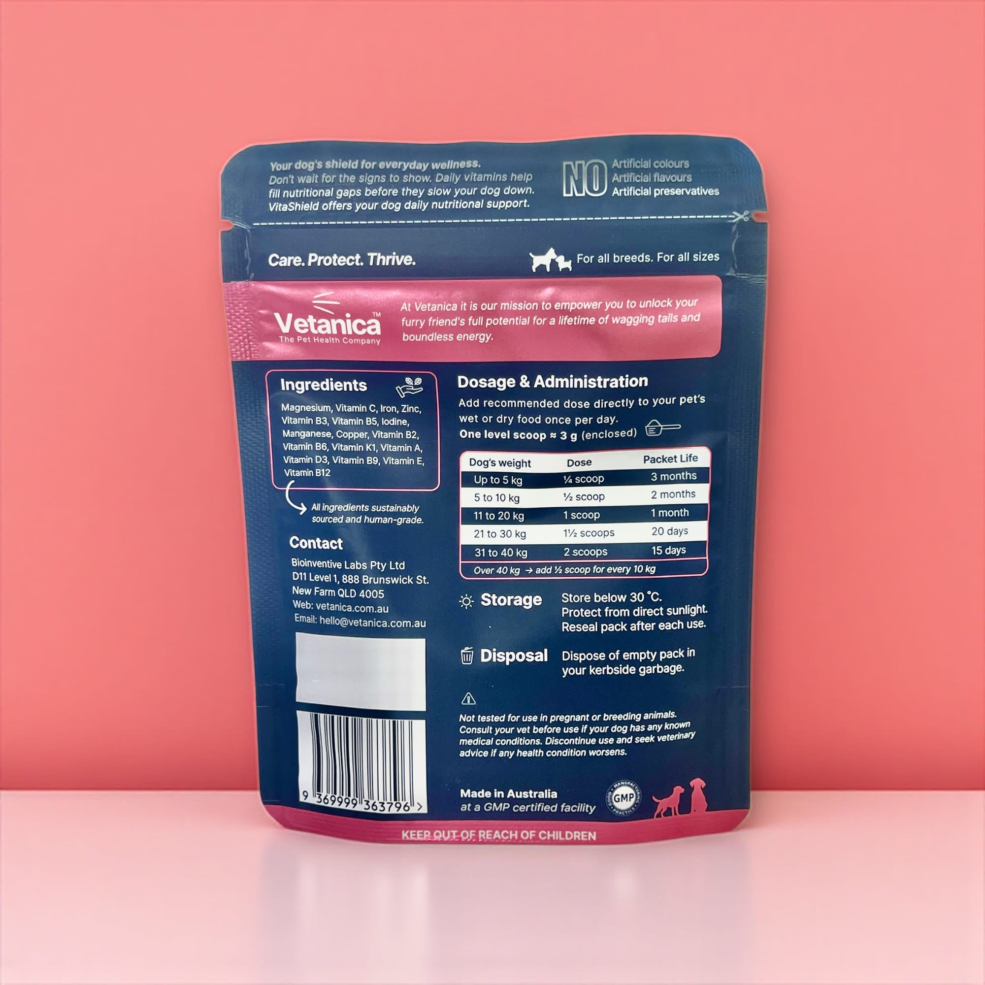 VitaShield™ Essential - Daily Multivitamin Supplement for Dogs