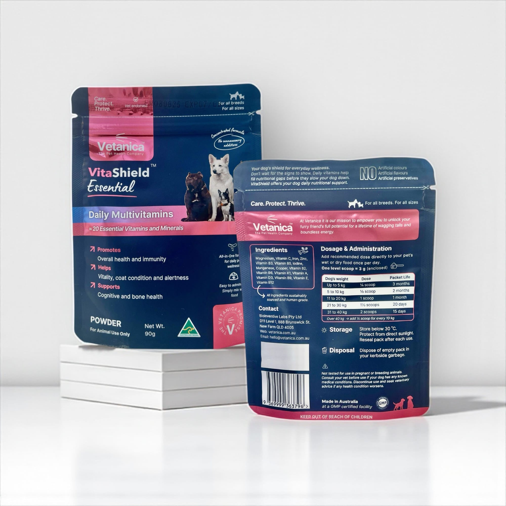 VitaShield™ Essential - Daily Multivitamin Supplement for Dogs