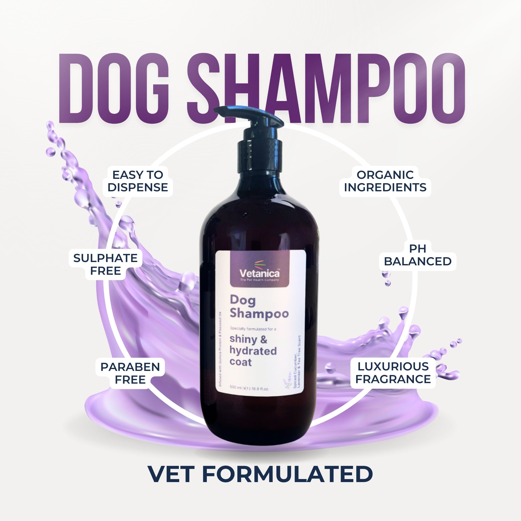 Premium Dog Shampoo for a Shiny & Hydrated Coat